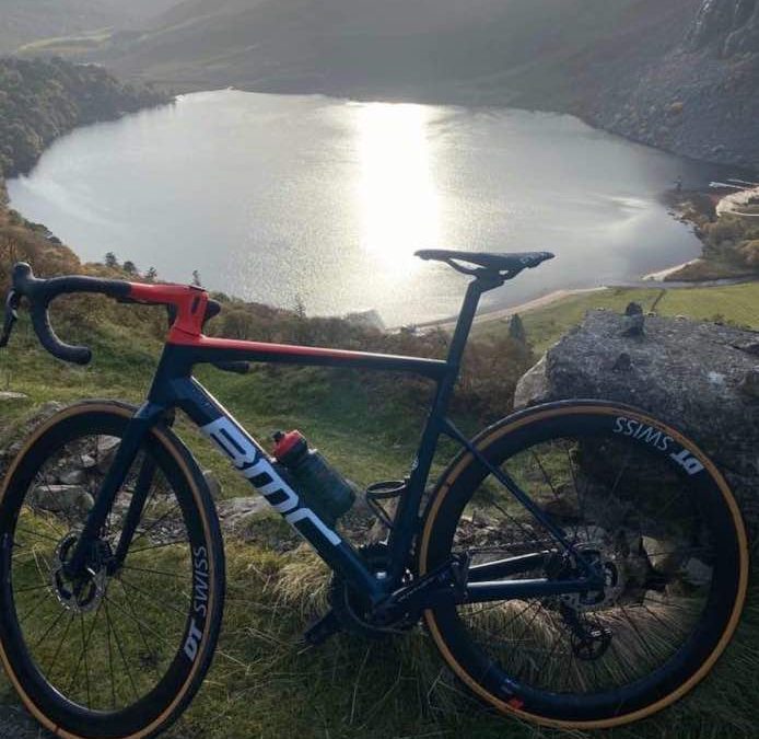 Photo submitted by Nathalie Desbiens of their bike at Bongo’s Hole on King’s Road, County Wicklow. We always love seeing photos from where you are riding and are happy to share them